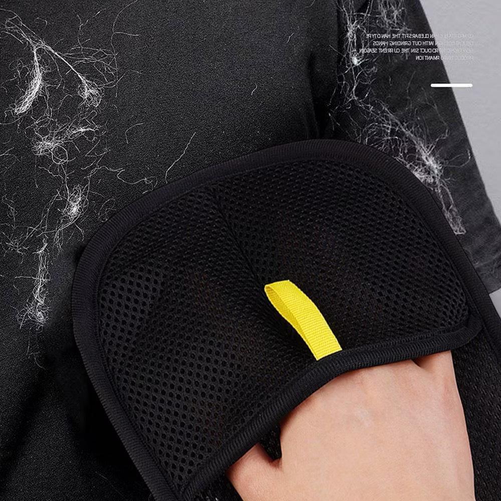 Pet Hair Removal Glove - Two-way Bristle Brush for Cats & Dogs