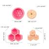 Honeycomb Candle Molds Honeycomb Resin Molds for DIY Candle Soap Chocolate Cake Fondant Decorations Room Decorations