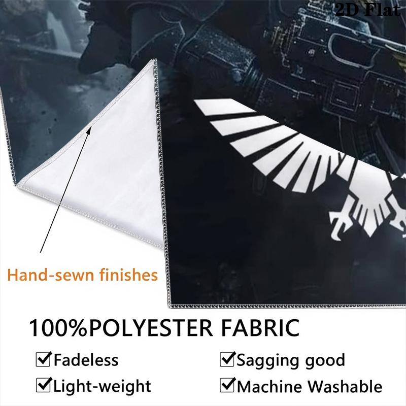 Warhammer 40K Wall Tapestry Aesthetic Wall Hanging Printed Fabric Blanket Decorative Tapestries for Bedroom Living Room Home Decor