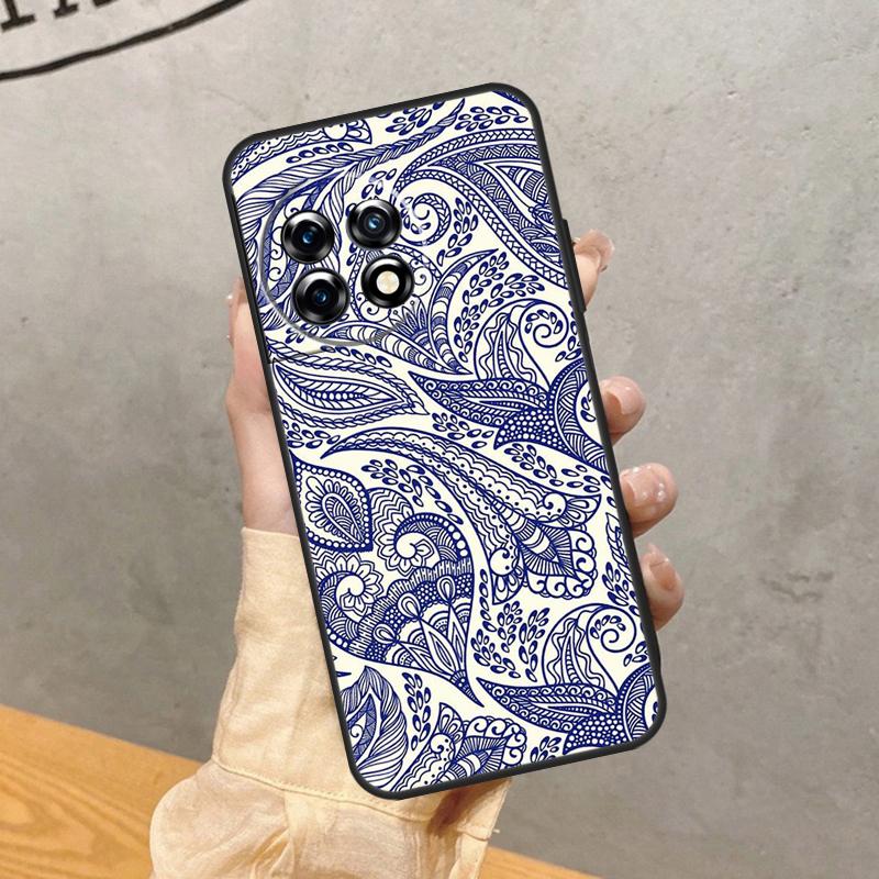 

Paisley Pattern Case For OnePlus 15 R 13 13R 13T 12 11 10R 10T 8T 9 10 Pro Nord CE 5 4 2 3 Lite N20 N30 Cover OnePlus 10R