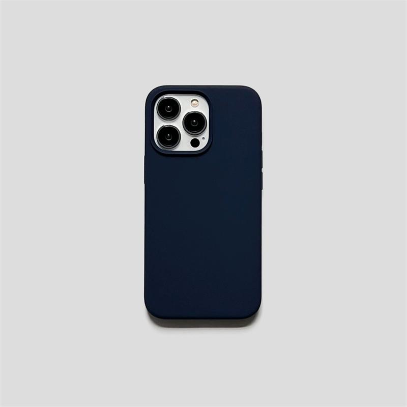 Soft Simple Liquid Silicone Rubber For Iphone 16 15 14 13 12 Pro Max XS 7 8 XR X Plus Soft Silicone Case Cover