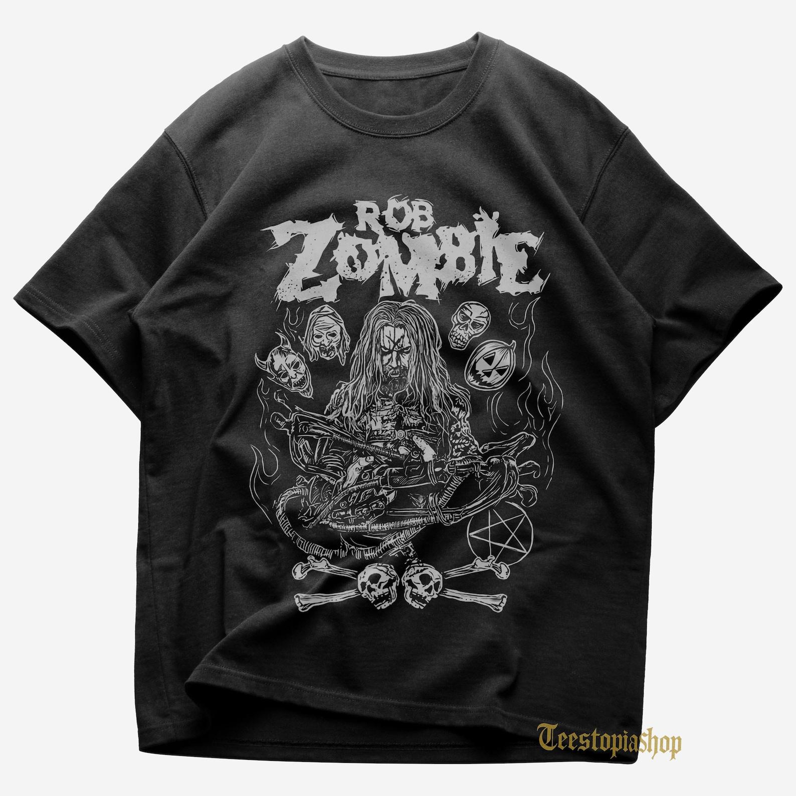 Rob Zombie T shirt | Metal Music Shirt | Feel So Numb | Never Gonna Stop | Dragula | Demon Speeding | Rob Zombie Merch | Cotton Tee L