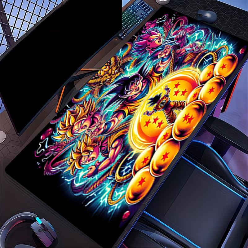 Dragon Ball Print Mouse Pad, for Keyboard Pad Laptop PC Mat for Office Home Use, Desk Decor, Perfect Birthday Gift for Gamers