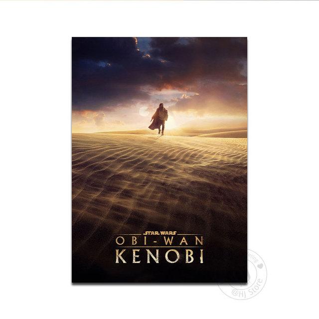 OBI WAN Star War 2022 Canvas Painting HD Disney Picture Print Movie Posters Wall Art For Living Room Home Bedroom Decor No Frame