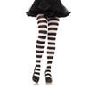Sweet Striped Pantyhose Cosplay Elastic High Stockings Over Knee Dance Clubwear Stocks Women Girls