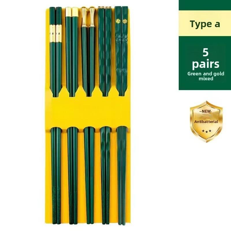 New Alloy Chopsticks for Household Use, One Family Anti-mildew, One Person, One Chopstick, High Value