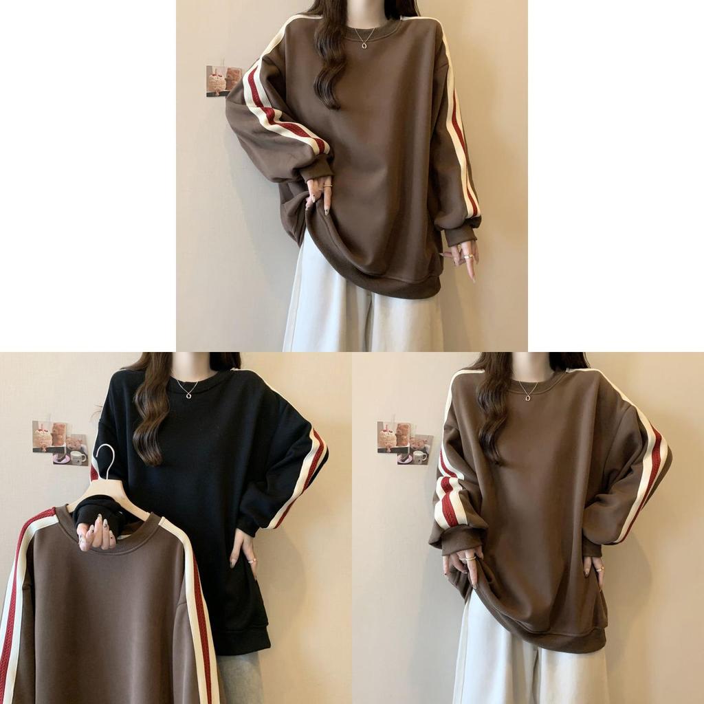 Relaxed Fit Polyester T Shirt For Women With Warm Fleece Lining For Casual Daily Wear
