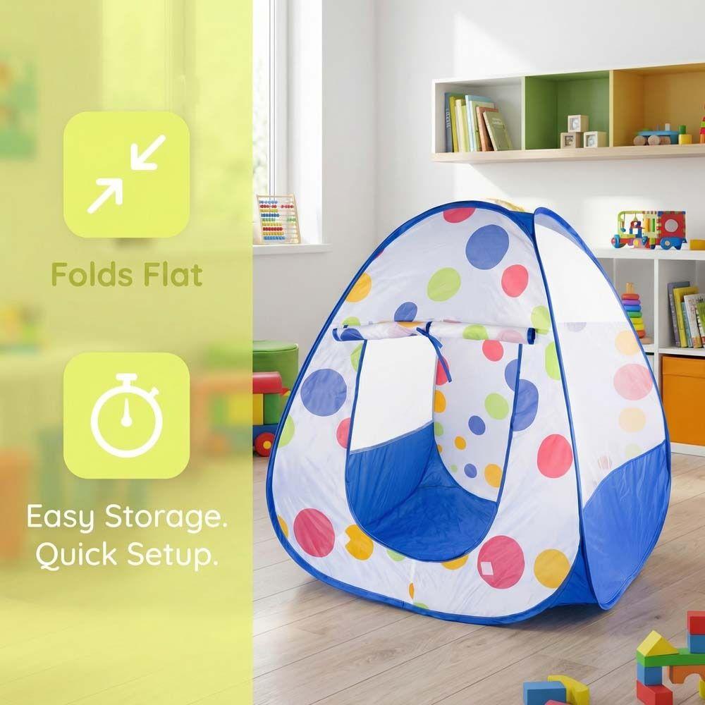 Portable Children's Play House Tent Toy Houses Foldable Toy Tents Red Polka-dot Tent  Kids Toys