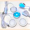 RGB Color Adjustable USB Circular Lamp 5V DIY Aluminum Alloy Lamp Energy-Efficient with Remote Control USB Powered Night Lamp
