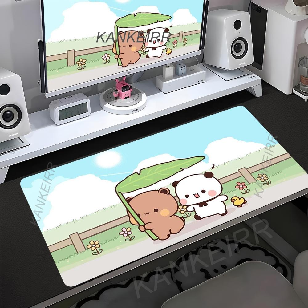 XXL Mauspads Anime Computer Tischmatte Bubu Dudu Gamer Schreibtischmatte PC Gaming Zubehör Mauspads Große Matten Büro Mauspads Setup