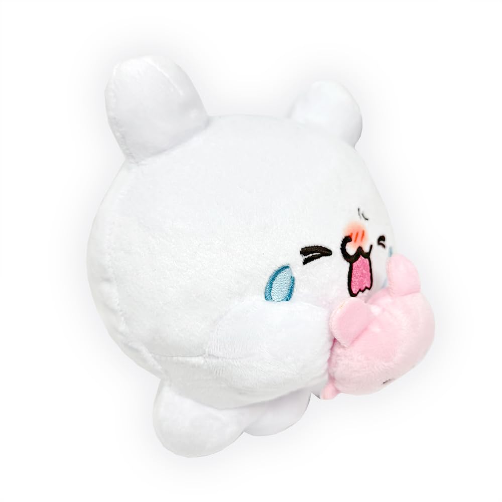 Loveys Shivering Plush Mascot Sumoppi with Toy Diamond of Pyonchi, Approx. 16cm, (Set 2)