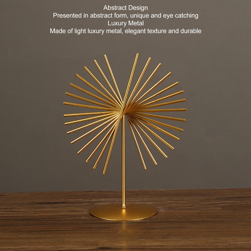 Iron Handmade Abstract Metal Sculpture Showroom Desktop Metal Ornament Study Room Display Craft