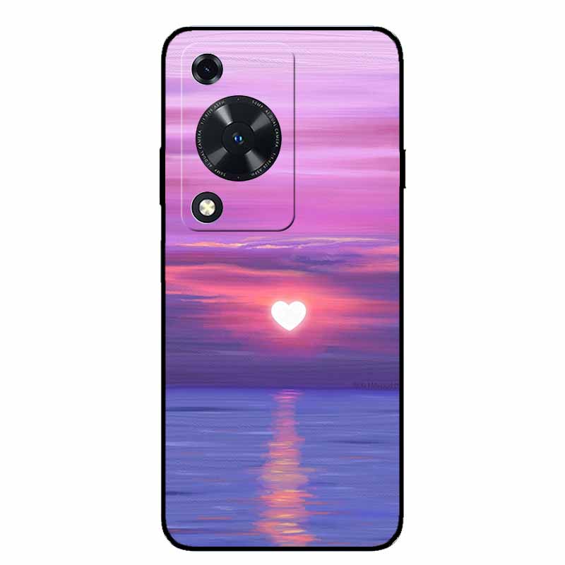 Phone Case For Huawei Nova Y63/ Y72S Case Animal Soft TPU Silicone Back Cover Case For Huawei Nova Y72S TPU Black Funda Nova Y63