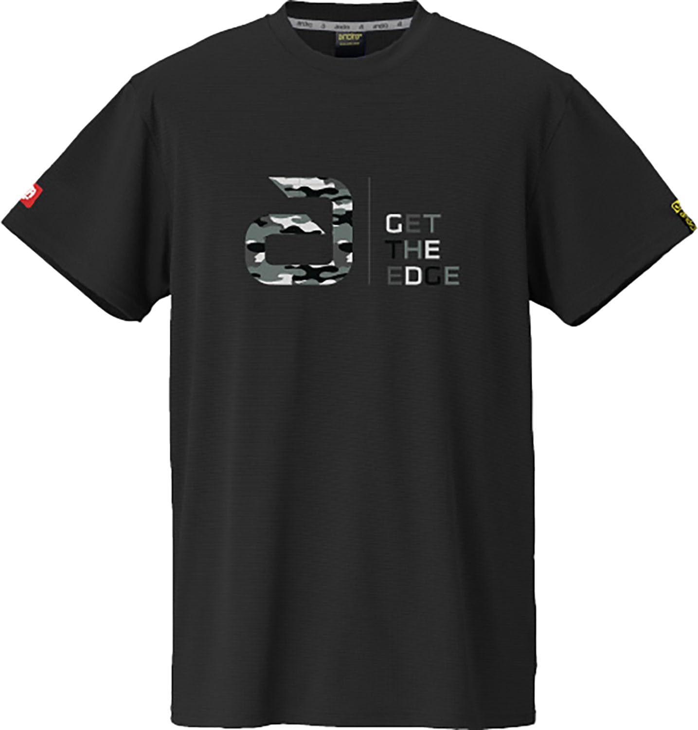 

Andro Table Tennis Game Table Tennis Unisex Napa Deo XL Shirt, J.T.T.A (Japan Association) Approved, T-Shirt, CI, Black/Gray Camo,