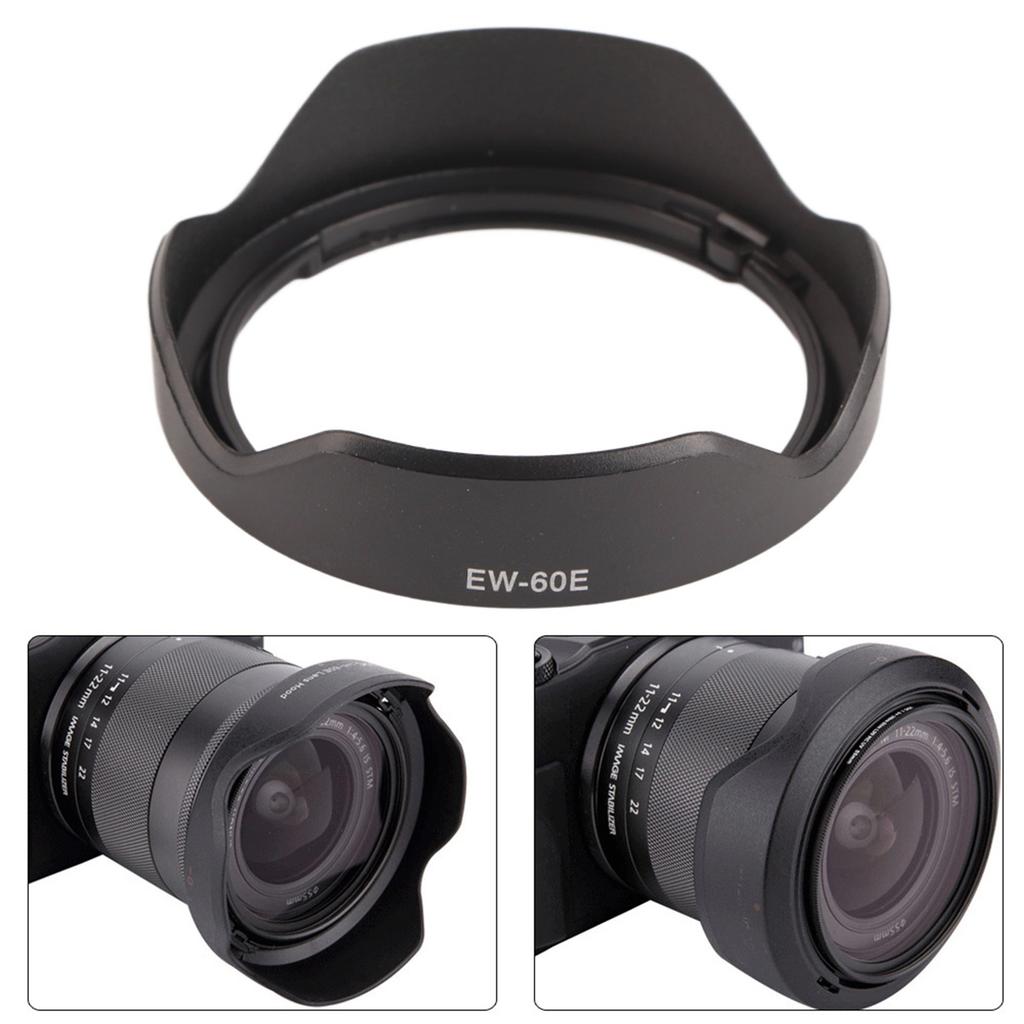 EW‑60E ABS Plastic Lens Hood for EF M 11‑22mm F 4‑5.6 IS STM