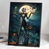5D DIY Diamond Art Painting Kits for Adults, Halloween Skull Full Round Crystal Diamond Kits for Beginner for Home Wall Decorate