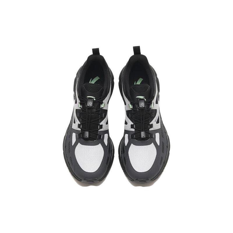 Anta Leaping Ridge Cushioning, Wear Resistant Low Top Outdoor Shoes Men's Gray Black Sneakers