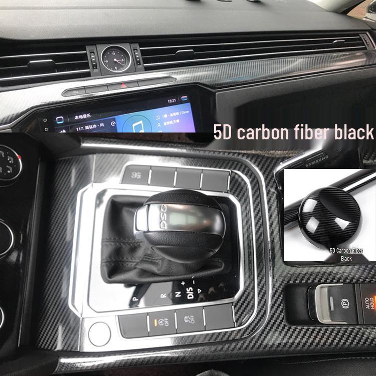 20-21 Magotan Interior Carbon Fiber Trim Kit: Center Console, Gear Shift & Door Panel