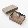 ID Card Holder ID Case ID Holder Commuter Pass Case Genuine Leather Natural Wood Wood Leather Made In Japan Chocolate Men's Women's