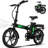 Faltbares Elektrofahrrad 16" COLORWAY - 36V12Ah Akku - Tretunterstützung - LCD-Display - Schwarz