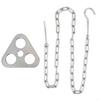 High Quality Hanging Tripod 117g Black&Silver Length 85cm Multifunction Camping Campfire Grill