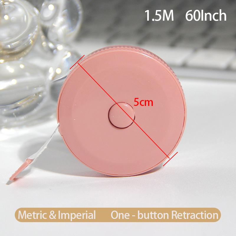 Mini Roulette Portable Measuring Tape Metric Tape In Inches Retractable Metric Tape Sewing Ribbon Meter