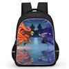 NARUTO Anime Pupil Everyday Backpack, Dual Closure Pockets, Durable 16-inch Lightweight Design Suitable for Youth Boys & Girls Age 5-11