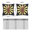Cartoon Monkey C-Curiouss Georges Pillow Cover Soft Cushion Cover Morden Pillow Case For Sofa Bedroom Home Decor