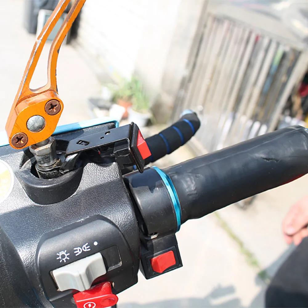 Universal Motorcycle Switch Electric Bike on/Off Power Control ATV Motorcycle Handlebar Switch Button Light DIY Switch Bracket