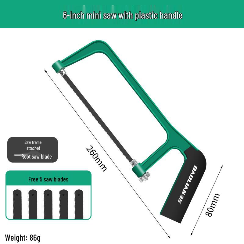 Handmade Steel Handheld Saw for Wood and Metal Cutting