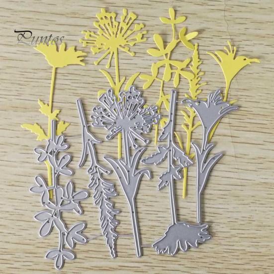 Blomma Löv Metall Cutting Dies DIY Scrapbook Paper Cards Fotodekor Stencil