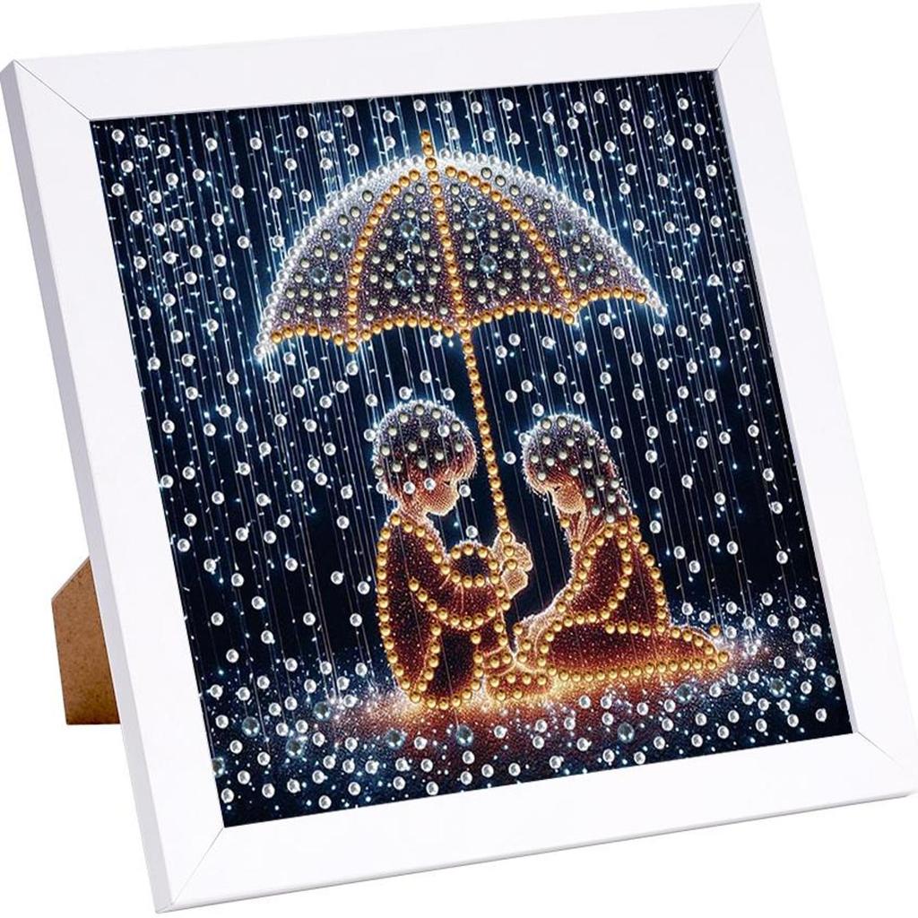 5D DIY Partial Special Shaped Drill Diamond Painting Kit Animal Decor18x18cm Rhinestone Diamond Painting Home Wall Decor
