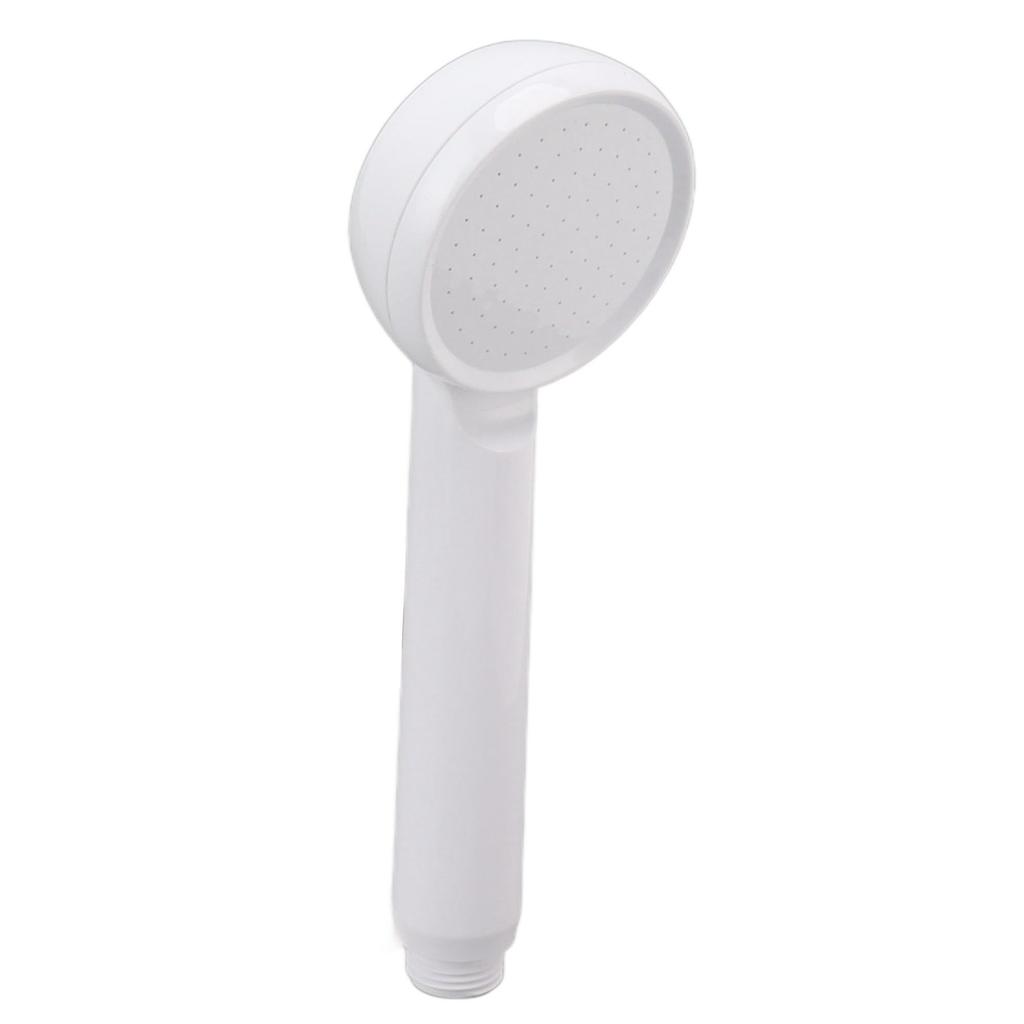 Rain Shower Head Simple Thicken Baking Process Handheld Shower Head with Ergonomic Handle for Bathroom White
