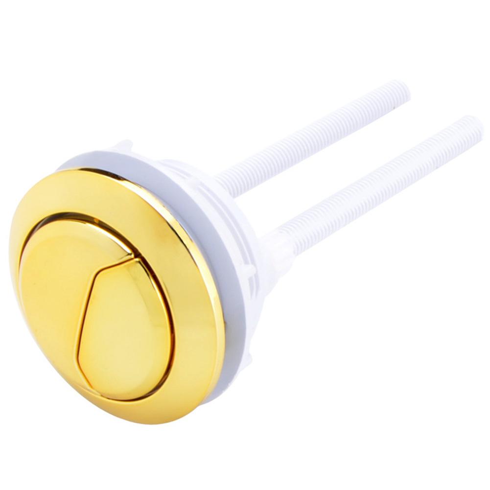 Gold Toilet Tank Flush Button 48mm Dual Toilet Tank Repair Replace Switch Tank Lid Button Switch Bathroom Toilet Accessories