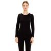 Womens Warm Thermal Underwear Set Soft Cashmere Silk Blend Fleece-Lined Long Sleeve Top Pants Cold Weather