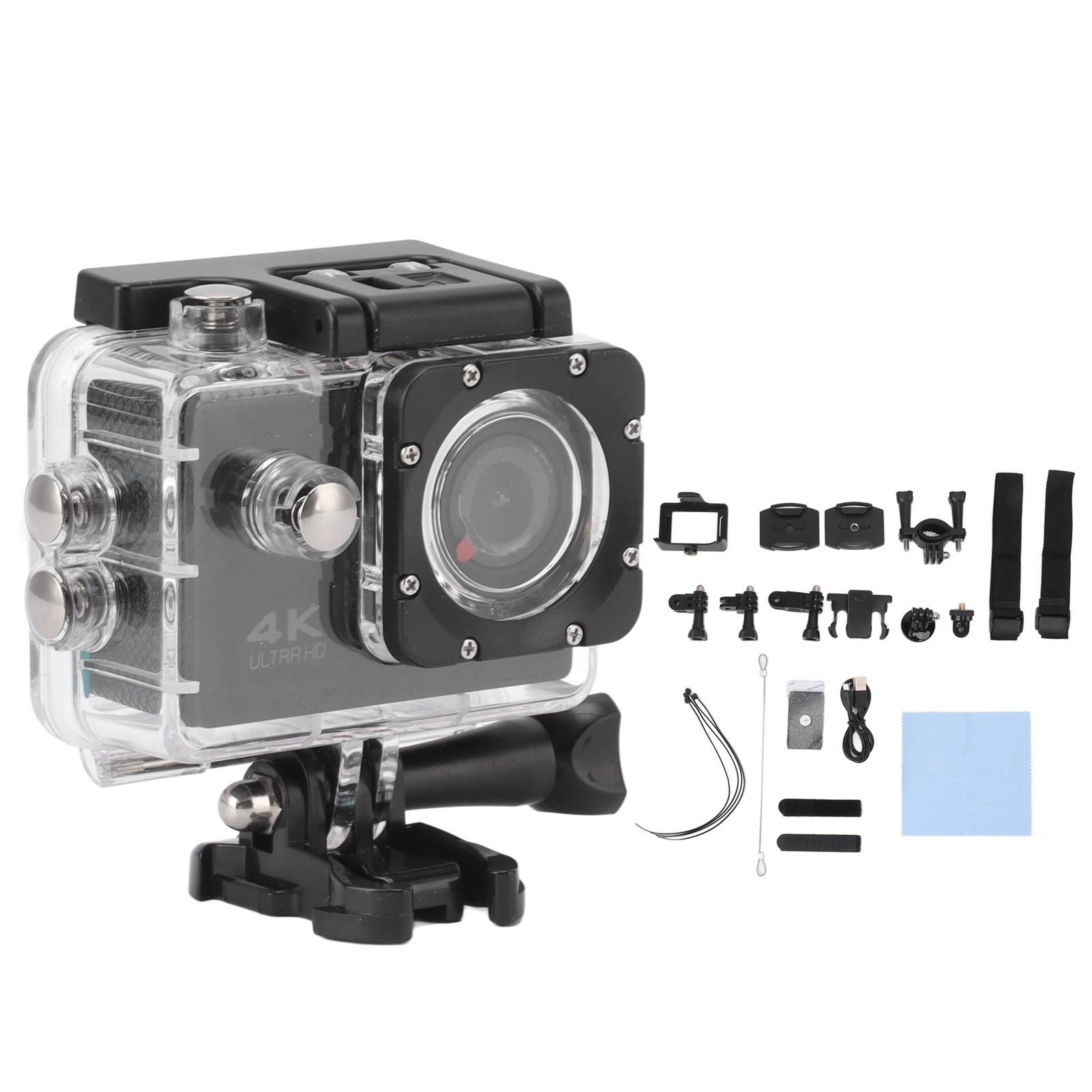 

4K Sports Camera 2in Color Display WiFi Waterproof Outdoor Underwater Video Shooting Camera