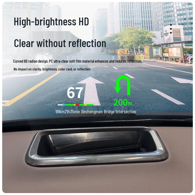 2026 Xiaomi Pengcheng N90/N70 HUD Curved Display Protective Cover for Car Interior