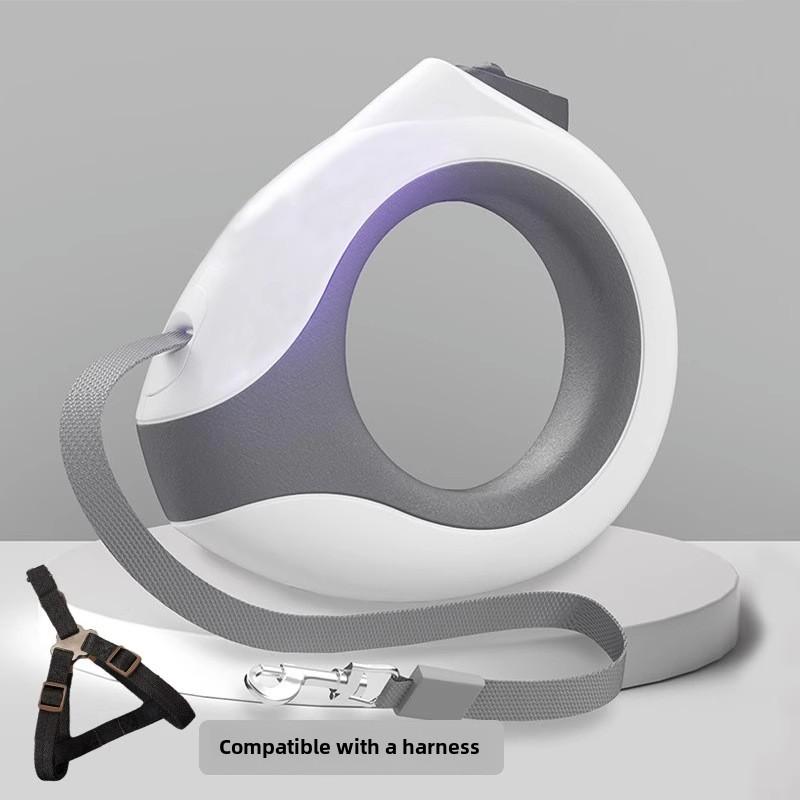 Dog Retractable Luminous Automatic Leash Medium and Small Dog Walking Dog Rope Dog Chain Teddy Out Pet Supplies