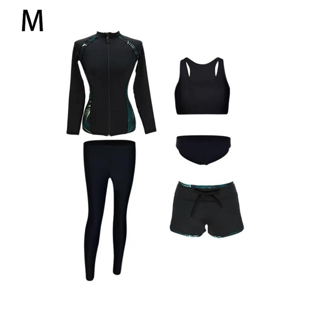 

Раздельный гидрокостюм на молнии, длинные брюки, костюм для серфинга, купальник, костюм для дайвинга, плавание M-Female style