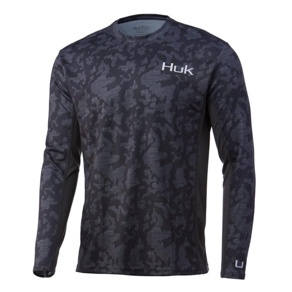 Men's long-sleeved breathable sunscreen fishing suit Taiwan fishing sea fishing boat fishing fishing fishing suit crew neck