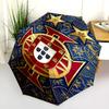 Portuguese Heritage Emblem Folding umbrella durable travel Sun umbrella travel Gift