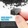 2 PCS Car Front Windshield Washer Nozzle, 0.31" Connector Single Hole Fan-Shaped 360 Degree Adjustable Uniform Spray, Wiper Nozzle Replacement,