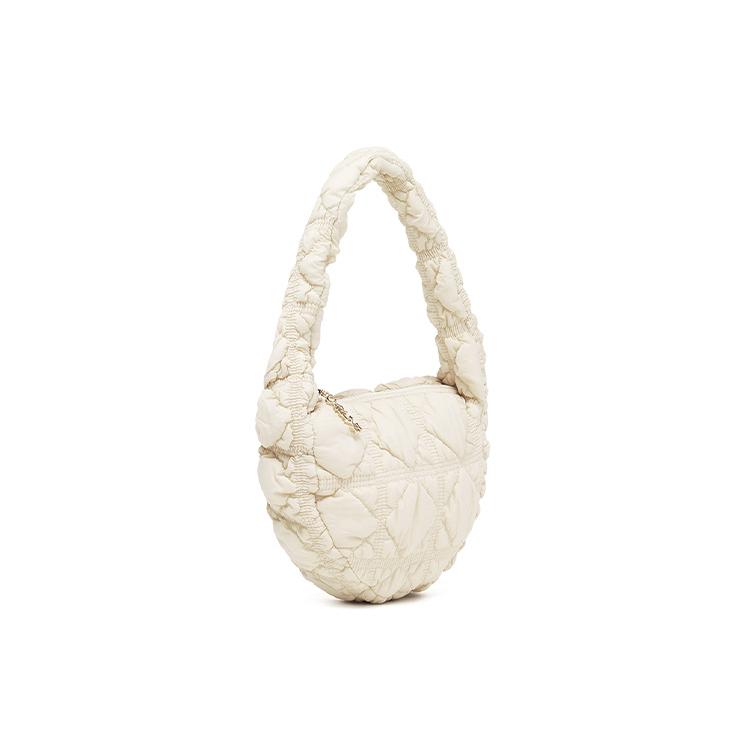 New CARLYN Nylon Cloud Bag, Handbag Mini Women's Ivory H72311010I