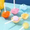 Lollipop Silicone Ice Box Popsicle Mold Mini Ice Cream Maker Ice Mold Household Popsicle Ball Diy Mold Homemade Popsicle Tools