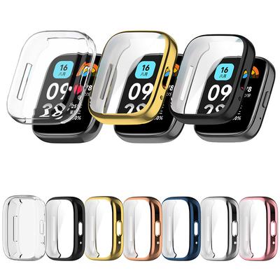 Silicone Protective Case For Redmi Watch 3 Active Tpu Full Screen Protector for Redmi Watch3 Lite Cover Accessories Case Shell