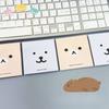 Gifts high looking creative cartoon bears sticky notes thickened paper non leakable lovely student supplies messages Kawai