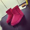 Women's Large Size 2025 Flat Heel Snow Boots - Autumn/Winter Warm Velvet Cotton Shoes