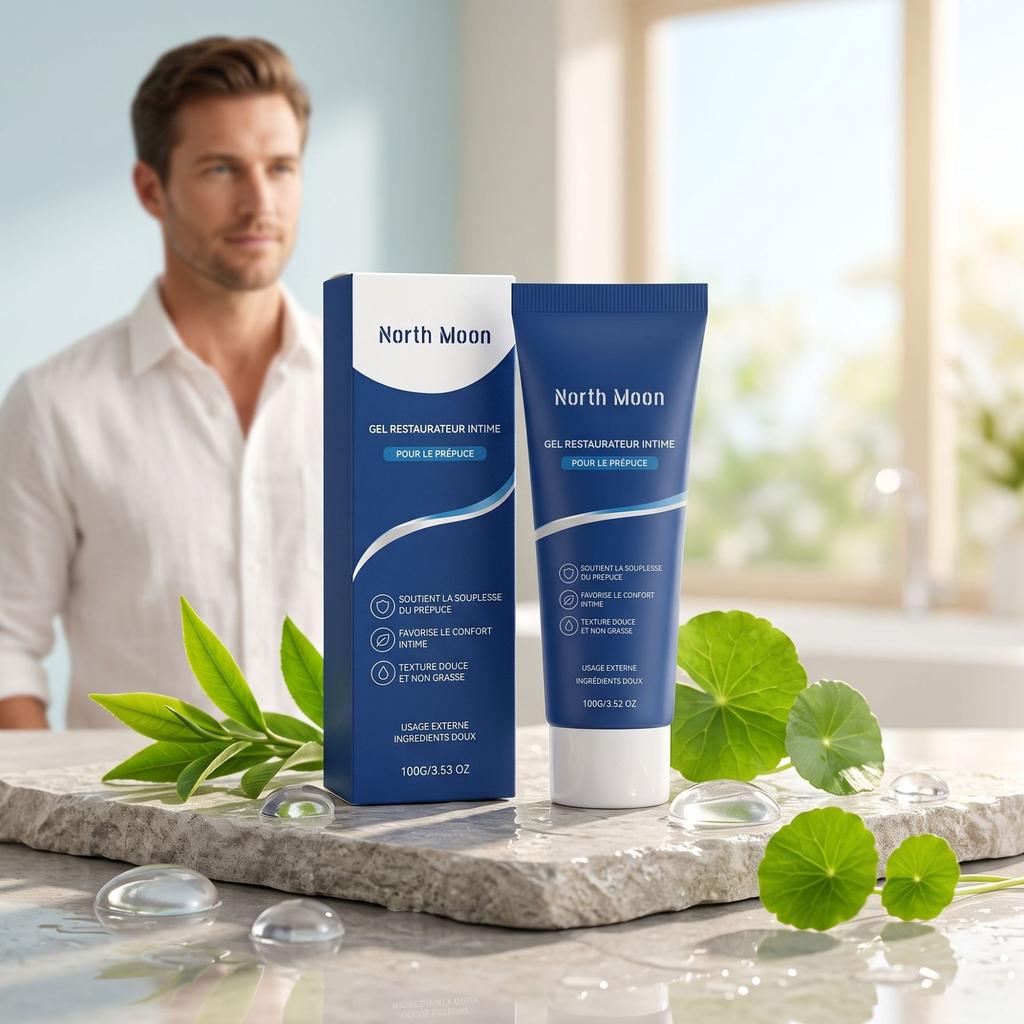 NORTH MOON Men's Care Gel Cares for Men's Skin Daily Skin Application Massage Care