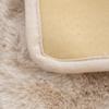 Plush 3D Three-dimensional Bubble Connected Chair Cushion Solid Wood Dining Chair Cover with Anti Slip Seat Backrest Integrated Warm Thick Chair Cover