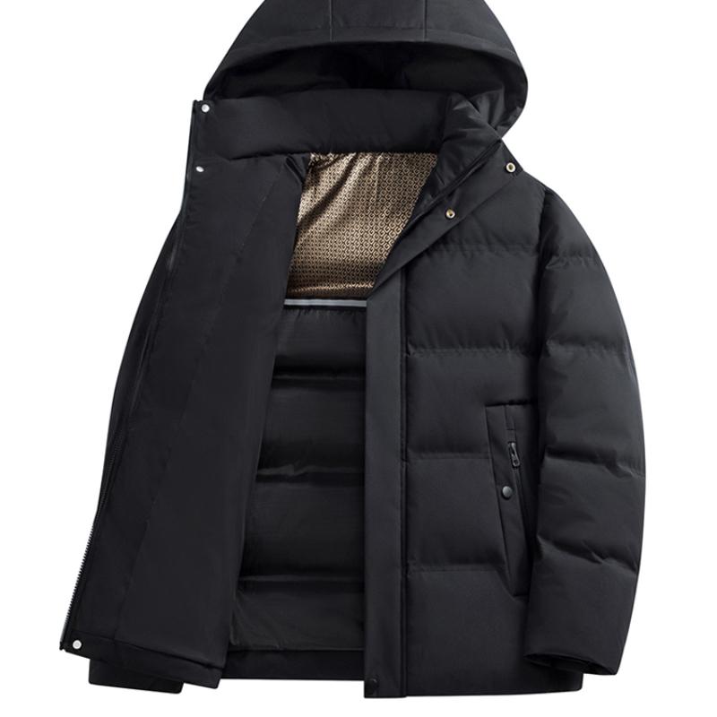 Мужская тяжелая куртка-пуховик с длинными рукавами и капюшоном Cozy Up (Доступно — фото 8